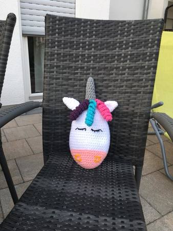 Crochet Pattern Unicorn Pillow