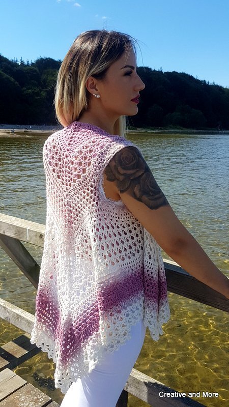 Häkelanleitung Tuchweste Summerdream - Bild 9