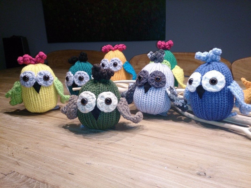 1,2,3 ganz viele Eulen - gestrickt+gehäkelt - Anleitung - Bild 2
