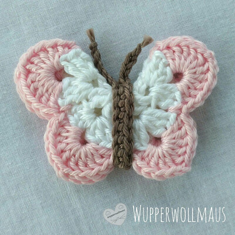 lustige Schmetterlinge / häkeln / Anleitung / E-Book - Bild 3