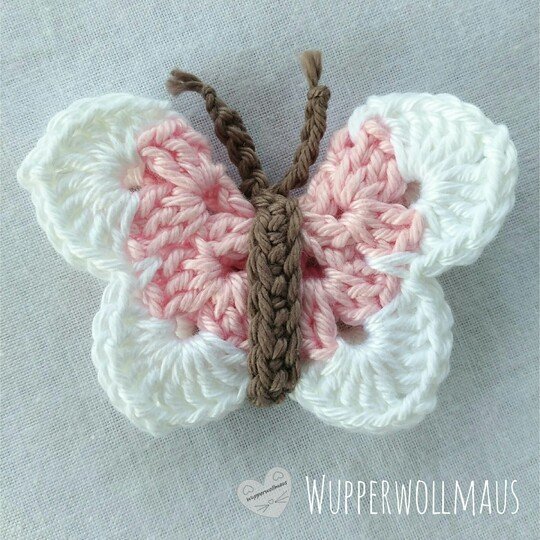 lustige Schmetterlinge / häkeln / Anleitung / E-Book