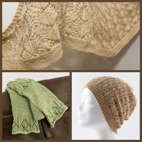 Elegante Stulpen mit Lochmuster, Lace "Leah" (Strickanleitung)