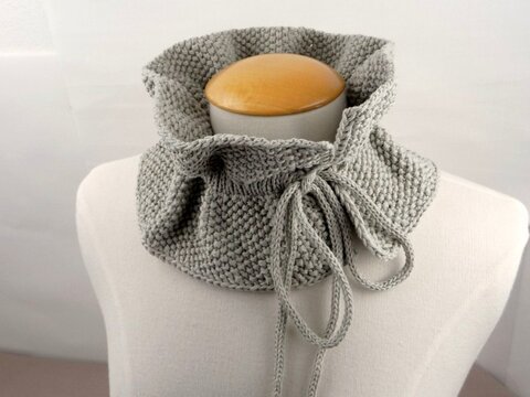 Strickanleitung für einen Schal - Kragenschal - No.18