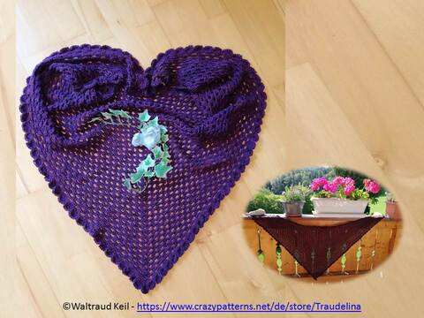 Häkelanleitung Dreieckstuch BAMBOO