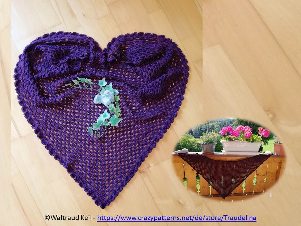 Häkelanleitung Dreieckstuch BAMBOO - Bild 4