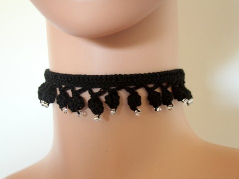 Häkelanleitung Choker "Drop" Häkelkette