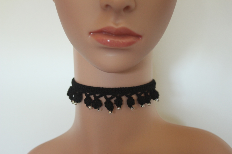Häkelanleitung Choker "Drop" Häkelkette