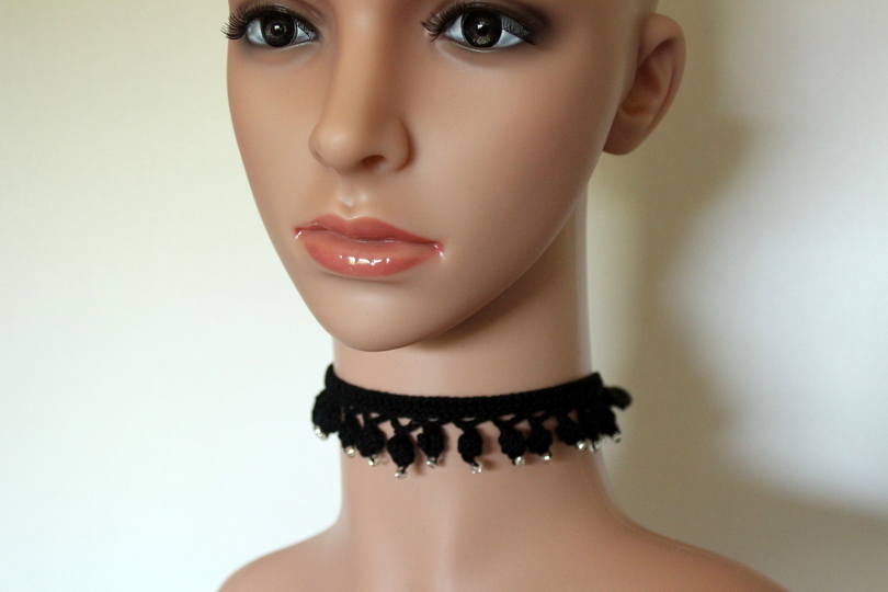 Häkelanleitung Choker "Drop" Häkelkette