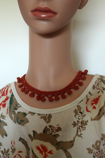 Häkelanleitung Choker "Drop" Häkelkette