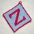 Letter "Z" Potholder Crochet Pattern - for beginners