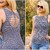 Crochet Pattern Summer Top with Open Back | Crochet Top CROSS#back