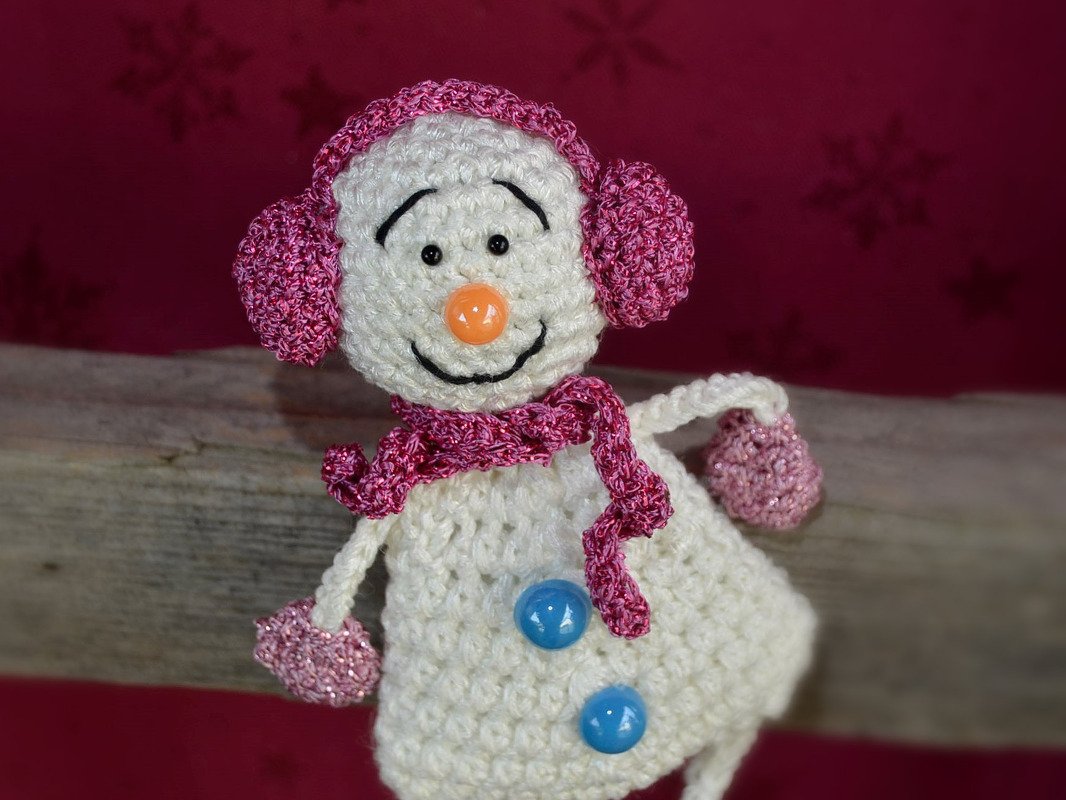 5er Set Weihnachten Anhänger Elch Nikolaus Schneemann Engel Christbaumschmuck - Bild 7