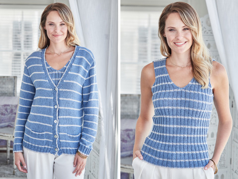 Strickanleitung Set Jacke + Shirt Delicia