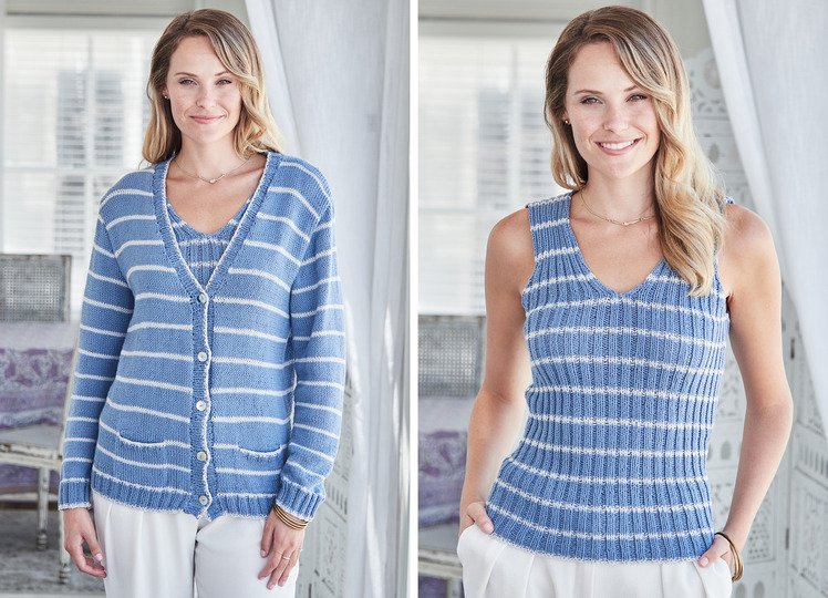 Strickanleitung Set Jacke + Shirt Delicia