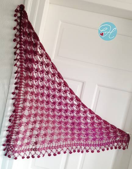 Häkeltuch Liebesknoten