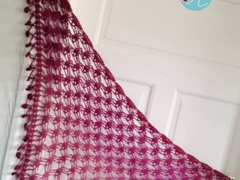 Häkeltuch Liebesknoten