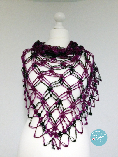 Häkeltuch Liebesknoten