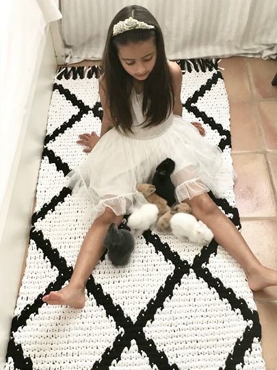 BOHO DIAMONDS Teppich Häkelanleitung + Videos