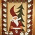 Wandquilt  Adventskalender "Santa Is Coming"