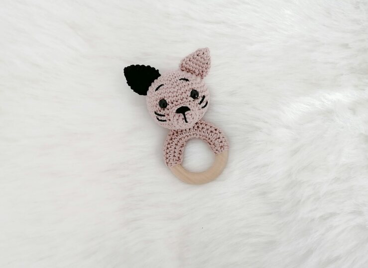 Häkelanleitung Katzen Rassel, Babyrassel häkeln