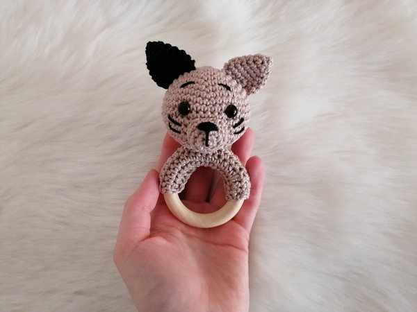 Cat Rattle - Crochet Pattern