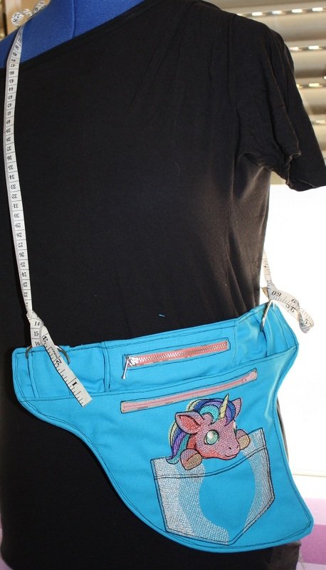 Naddys Hippster, Gürteltasche Nähanleitung und Schnittmuster - Bild 3