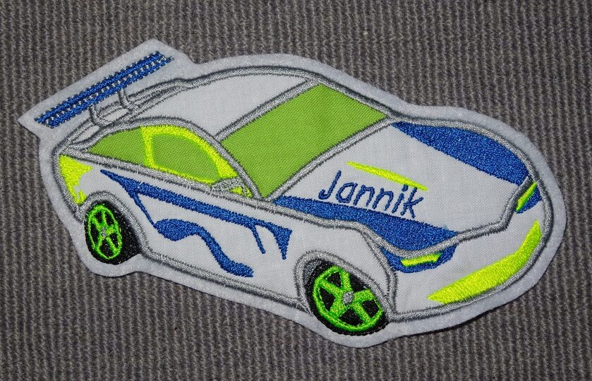 Stickdatei Rennauto