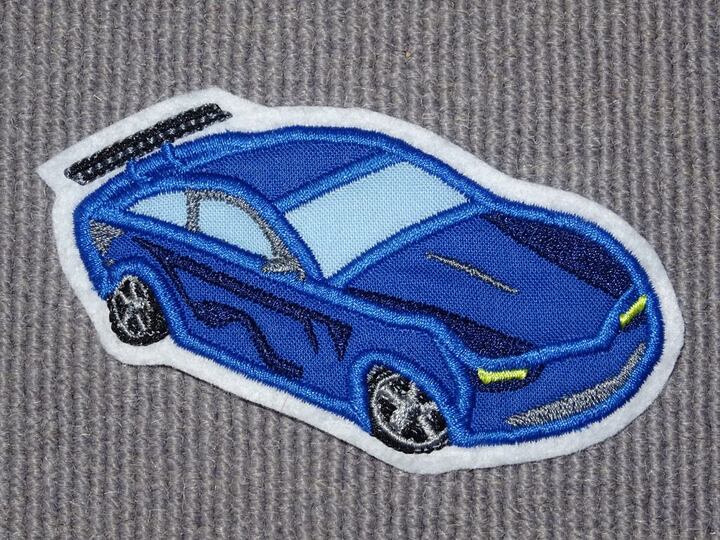 Stickdatei Rennauto