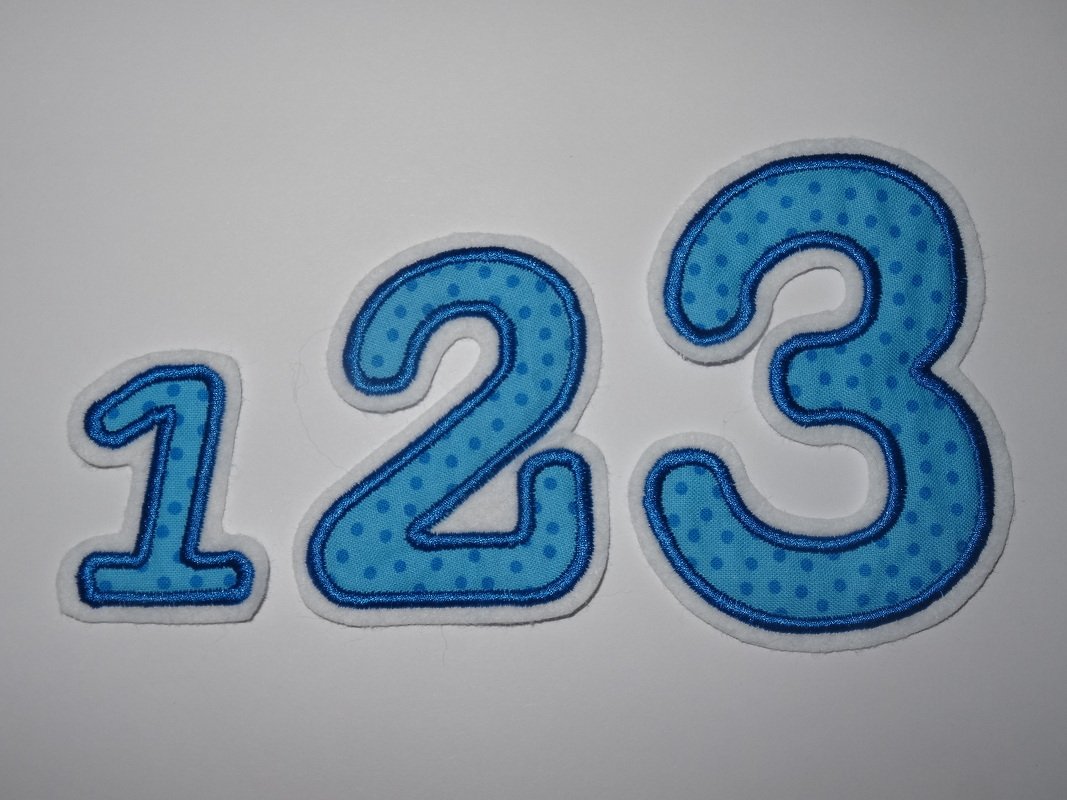 Stickdatei Zahlen in 4 Größen - Bild 5