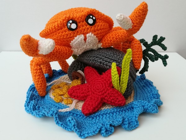 Under the Sea - Karl Crab - Crochet pattern