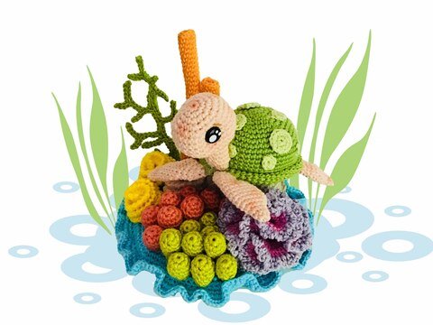 Under the sea - Turtle Sofia Pattern Amigurumi