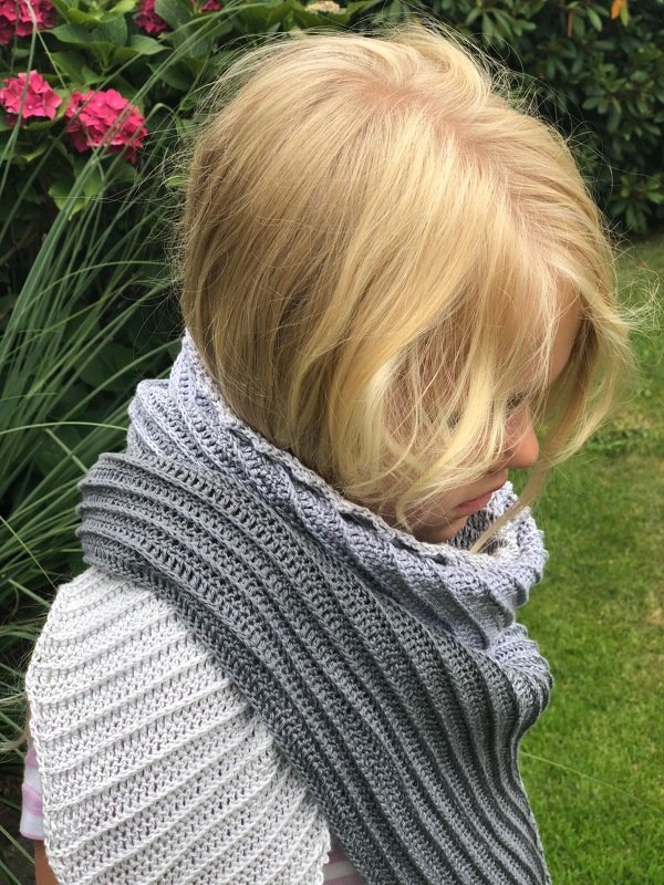 Häkeltuch "Engelsflügel" - Bild 6