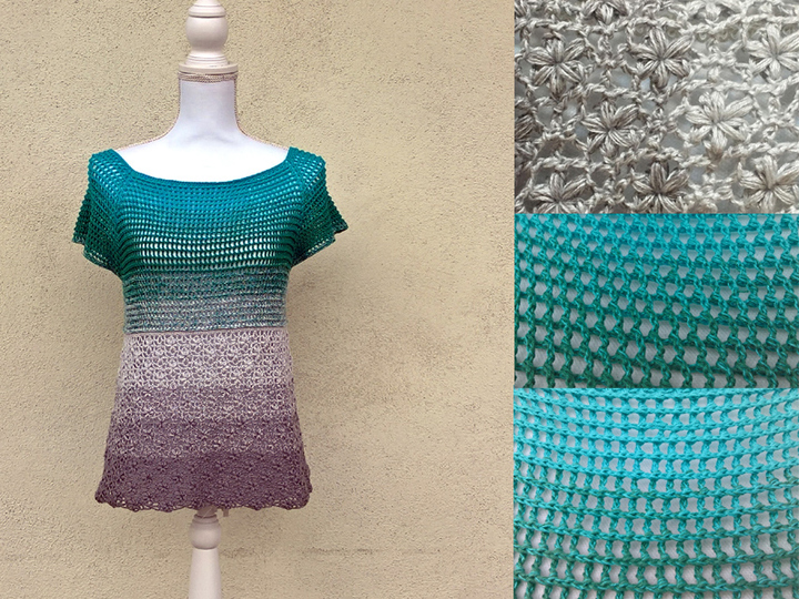 Häkelanleitung Wende-Tunika, alle Größen