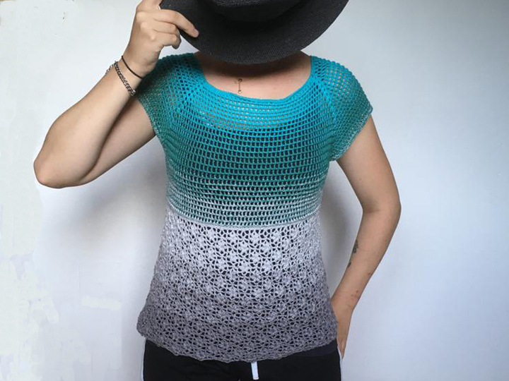 Häkelanleitung Wende-Tunika, alle Größen