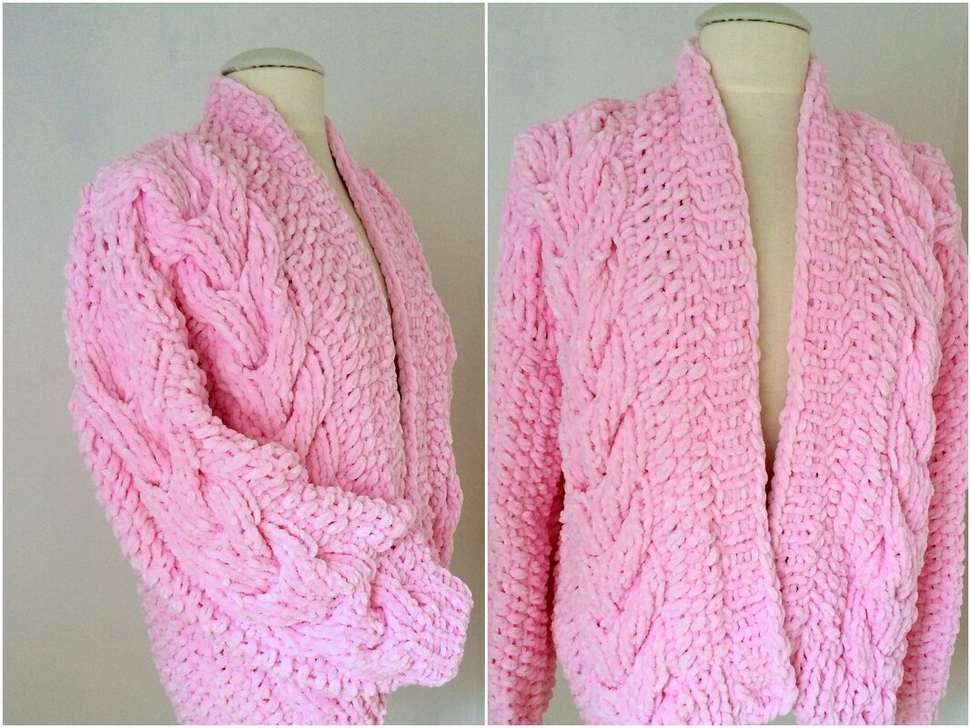 Strickanleitung  - Jacke - Cable Cardigan - No.197