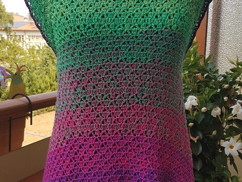 Tunika „Taisia“, individuelle Größe, Häkelanleitung