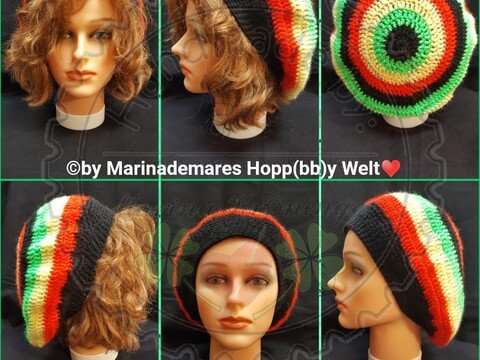 Jamaika Reggae Mütze