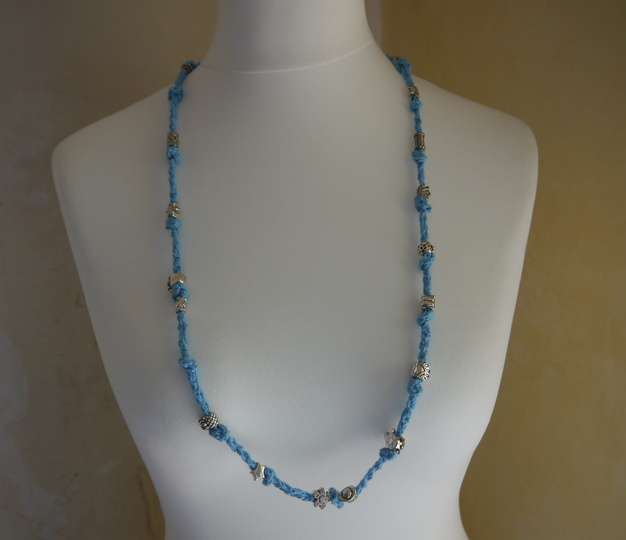 Häkelkette mit Motivperlen