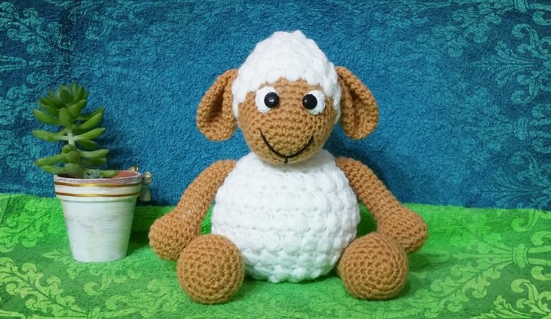 Crochet pattern of sheep PDF english-deutsch-dutch ternura amigurumi