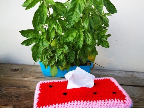 Taschentuchbox Melone