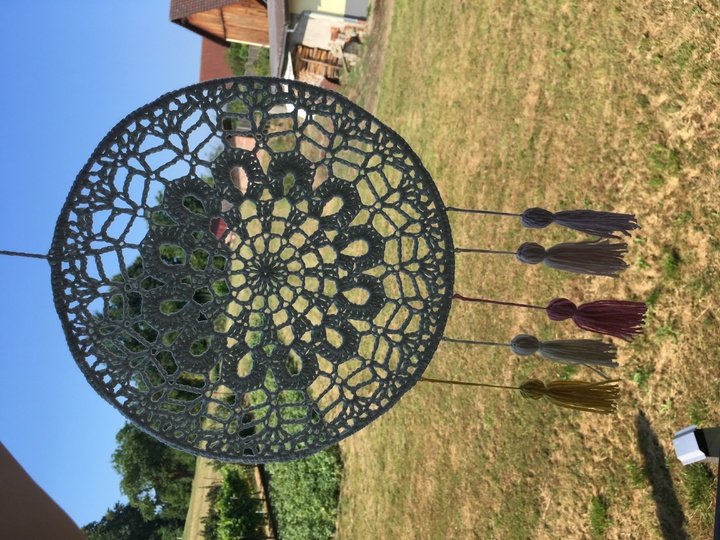 Traumfänger aus Woolly Hugs NOBLY häkeln