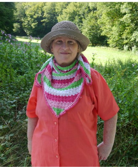 Summertime Häkelset: Tapestry-Beutel, Handysocke und Dreieckstuch