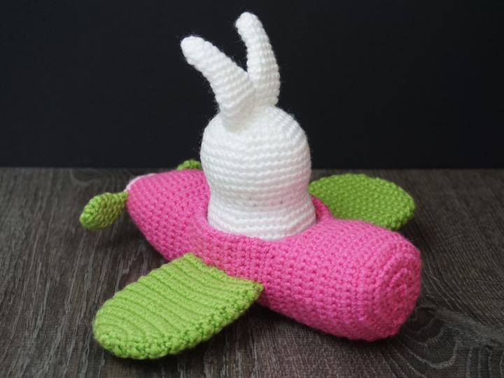 Hase Luna mit Flieger