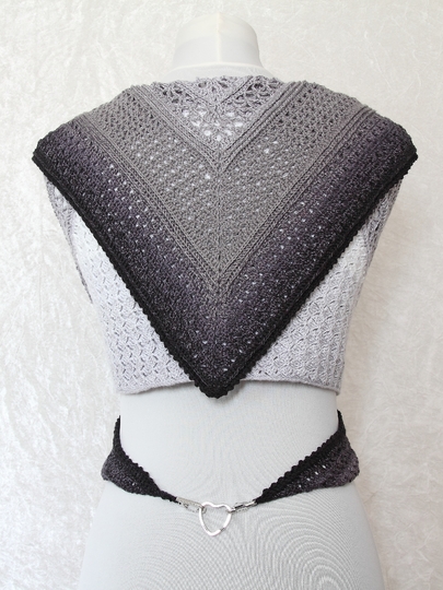 Häkelanleitung Tuch // Dreieckstuch // Halstuch Karma