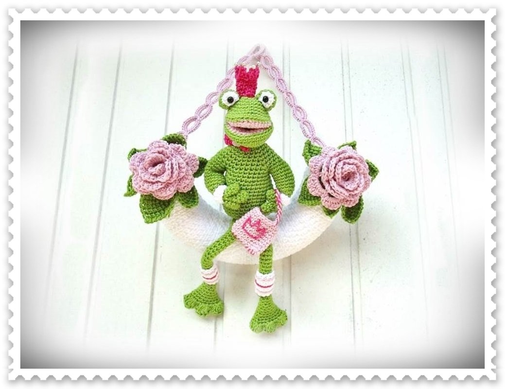 Häkelanleitung Deko / Shopping Queen - Froschen - Bild 4