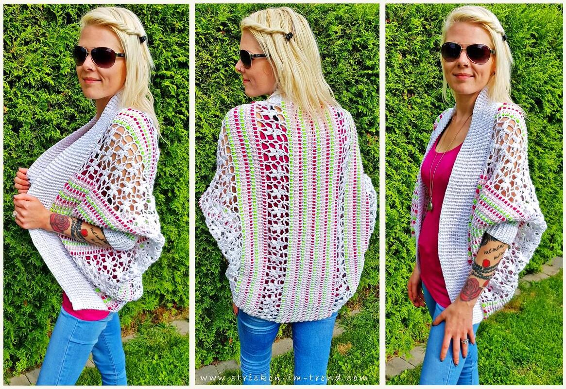 Crochet Pattern Shrug / Cocoon Cardigan in All Sizes | Shrug #4 AllSeasons
