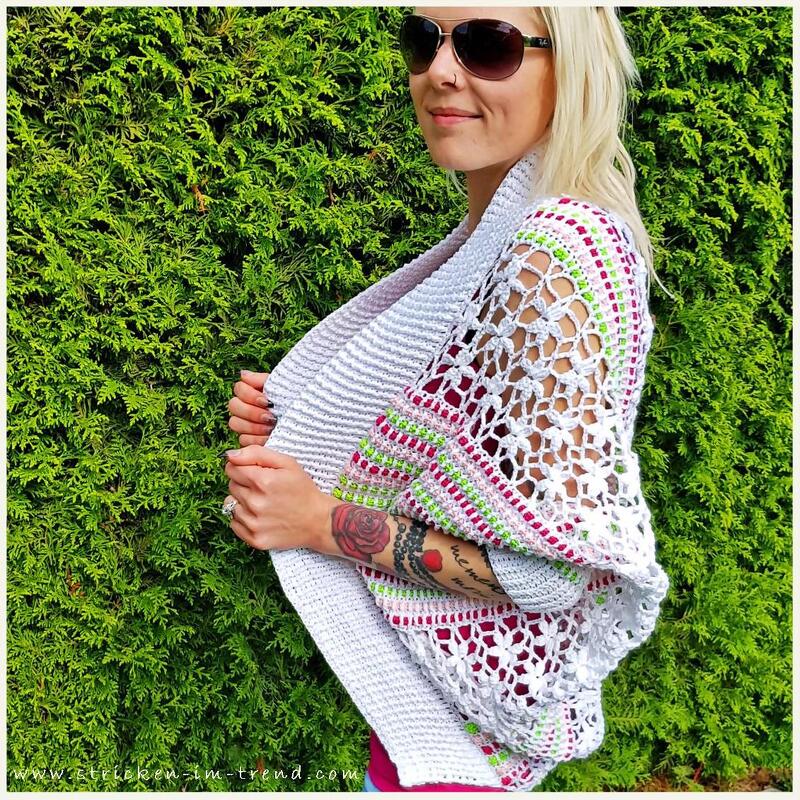 Häkelanleitung für Shrug / Seelenwärmer alle Größen | Shrug #4 AllSeasons - Bild 5