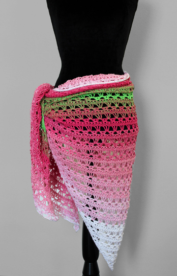 Tuch Lily häkeln - eindrucksvoll einfach und schön luftig