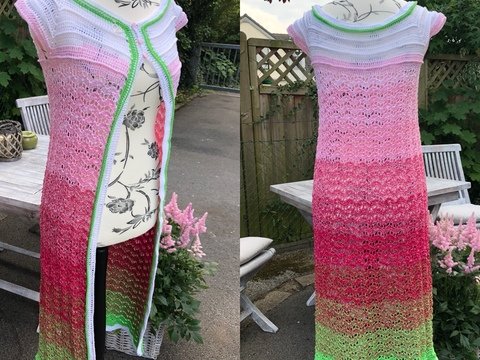 Häkelanleitung Weste/Jacke/Mantel "Summerbreeze"