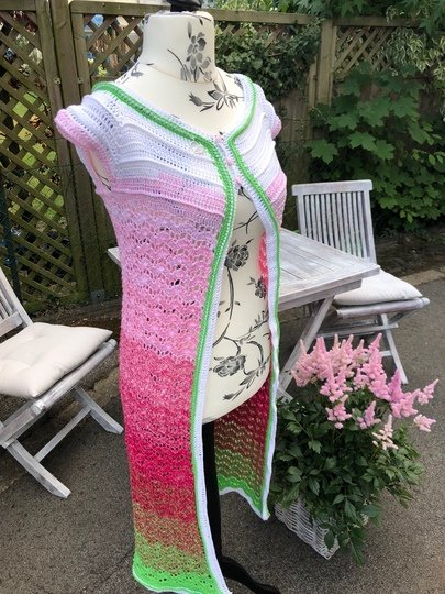 Häkelanleitung Weste/Jacke/Mantel "Summerbreeze"